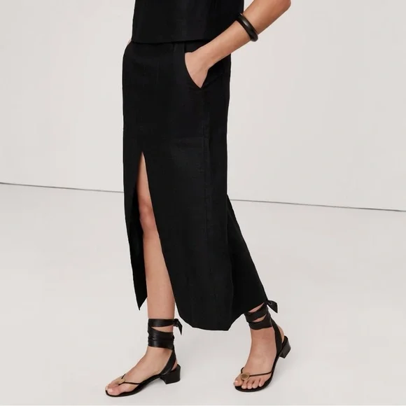 NWT Banana Republic Linen MIDI Skirt